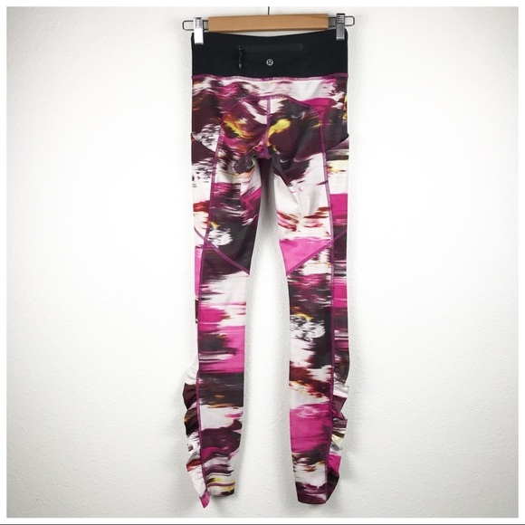 Lululemon Speed Tight IV Full-On Luxtreme Pigment Wind Berry Rumble Multi Size 2 - Picture 7 of 11